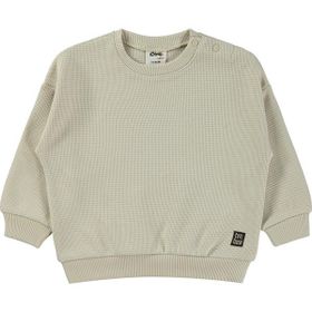 Civil Baby Basic 6-18 Ay Taş - Beyaz Sweatshirt
