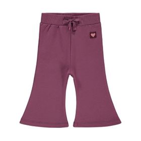 Civil Baby Basic Kalp Etiketli İspanyol Paça 6-18 Ay Lila Eşofman Altı