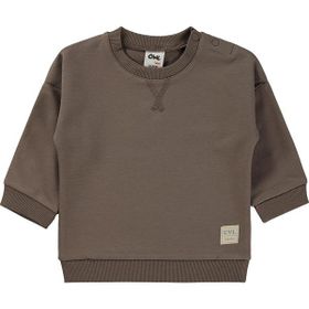 Civil Baby Basic Timeless 6-18 Ay Kahverengi - Acı Kahve Sweatshirt
