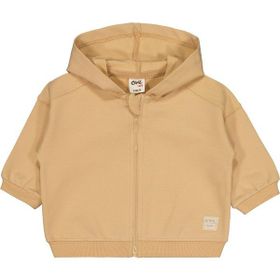 Civil Baby Basic Timeless Kapüşonlu 6-18 Ay Kahverengi - Sütlü Kahve Hırka