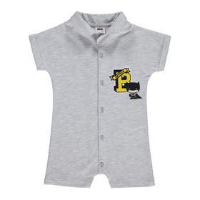Civil Baby Batman Baskılı 6-18 Ay Gri Tulum
