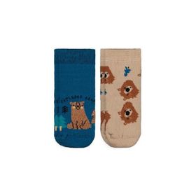 Civil Baby Bear Havlu 6-18 Ay 2'li Bebek Erk Çorap Set
