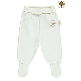 Civil Baby Bebek Organik 1-9 Ay Ekru Çoraptolon