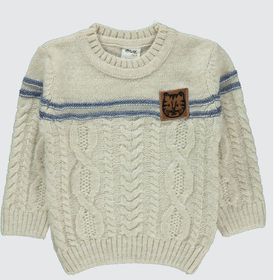 Civil Baby Bej 6-18 Ay Erkek Bebek Kazak