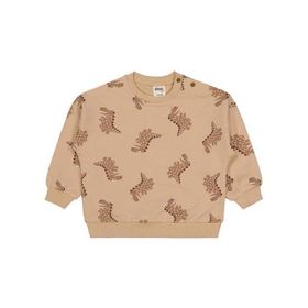 Civil Baby Benekli Dino Empirme 6-18 Ay Kahverengi Sweatshirt