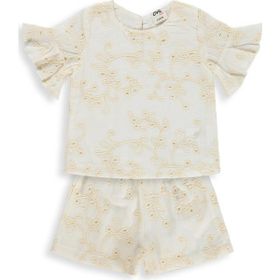 Civil Baby Brode Süprem Şortlu 6-18 Ay Ekru Takım