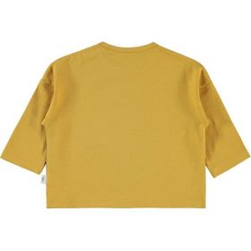 Civil Baby Büyük Kelebek Baskılı 6-18 Ay Açık Hardal Sweatshirt