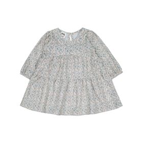 Civil Baby Çiçek Baskılı 6-18 Ay Mavi Elbise