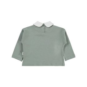 Civil Baby Çiçek Baskılı 6-18 Ay Yeşil Sweatshirt