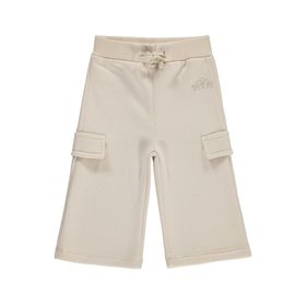 Civil Baby Çiçek Nakışlı Basic Kargo 6-18 Ay Bej Eşofman Altı