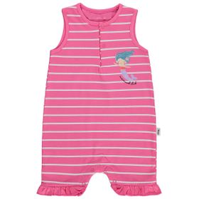 Civil Baby Çizgi Emp Deniz Kızı Baskılı 6-18 Ay Fuşya Tulum