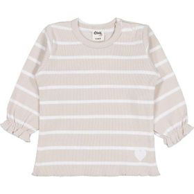 Civil Baby Çizgili 6-18 Ay Açık Taş Sweatshirt