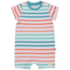 Civil Baby Çizgili 6-18 Ay Beyaz Tulum