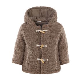 Civil Baby Çoban Düğme 6-18 Ay Kahverengi Mont