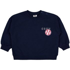 Civil Baby Crew Baskılı 6-18 Ay Koyu Lacivert Sweatshirt
