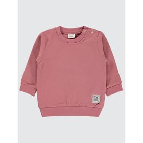 Civil Baby Düz Basic 6-18 Ay Pembe Sweatshirt