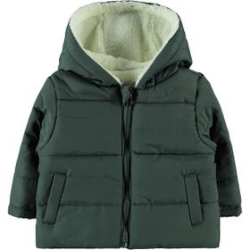 Civil Baby Erkek Haki 6-18 Ay Bebek Kapüşonlu Mont