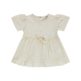 Civil Baby Fiyonklu 6-18 Ay Bej Elbise