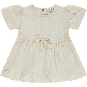 Civil Baby Fiyonklu 6-18 Ay Bej Elbise