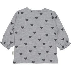 Civil Baby Kalp Baskılı 6-18 Ay Gri Sweatshirt