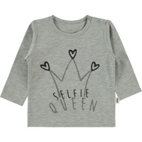 Civil Baby Kalp Taçlı 6-18 Ay Gri Sweatshirt