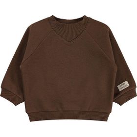 Civil Baby Keep Smiling Etiketli Basic 6-18 Ay Kahverengi - Koyu Kahve Sweatshirt