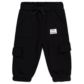 Civil Baby Keep Smiling Etiketli Basic 6-18 Ay Siyah Eşofman Altı