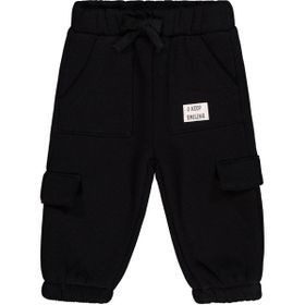 Civil Baby Keep Smiling Etiketli Basic 6-18 Ay Siyah Eşofman Altı