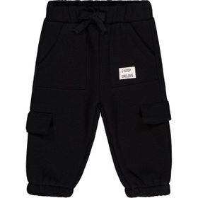 Civil Baby Keep Smiling Etiketli Basic 6-18 Ay Siyah Eşofman Altı