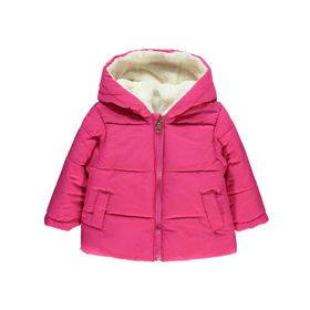 Civil Baby Kız Bebek Fuşya 6-18 Ay Kapüşonlu Mont