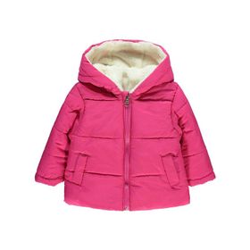Civil Baby Kız Bebek Fuşya 6-18 Ay Kapüşonlu Mont