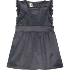 Civil Baby Kol Fırfırlı 6-18 Ay Gri Elbise