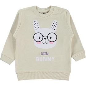 Civil Baby Little Bunny Baskılı 6-18 Ay Fil Dişi Sweatshirt