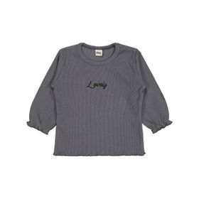 Civil Baby Lovely Nakışlı 6-18 Ay Gri Sweatshirt