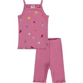 Civil Baby Meyveler Empirme Askılı 6-18 Ay Pembe Takım