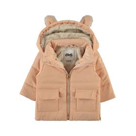 Civil Baby Pelüş Kulaklı 6-18 Ay Pudra Mont