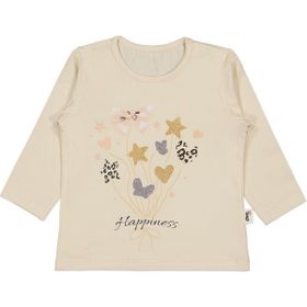 Civil Baby Yıldız Kalp Baskılı 6-18 Ay Açık Taş Sweatshirt