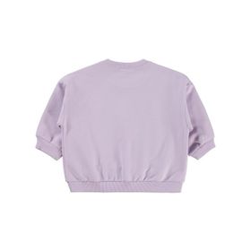 Civil Basic Kalp Etiketli 6-18 Ay Lila Bebek Sweatshirt
