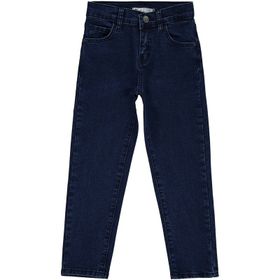 Civil Boys 20D68882024S3-1 10-13 Yaş Koyu Mavi Erkek Çocuk Kot Pantolon