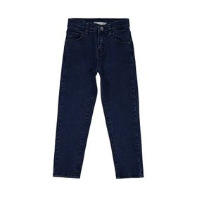 Civil Boys 20D68882024S3-1 10-13 Yaş Koyu Mavi Erkek Çocuk Kot Pantolon
