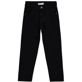 Civil Boys 20D68882024S3-3 10-13 Yaş Siyah Erkek Çocuk Kot Pantolon