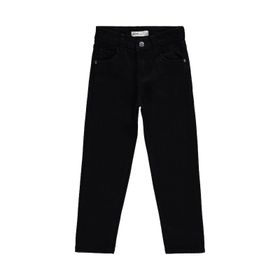 Civil Boys 20D68882024S3-3 10-13 Yaş Siyah Erkek Çocuk Kot Pantolon