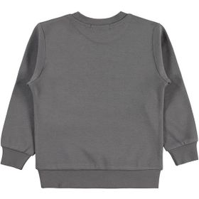 Civil Boys Baseball Baskılı 2-5 Yaş Gri Km Sweatshirt