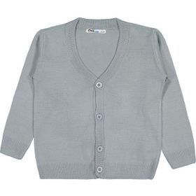 Civil Boys Basic Triko 2-5 Yaş Gri Hırka