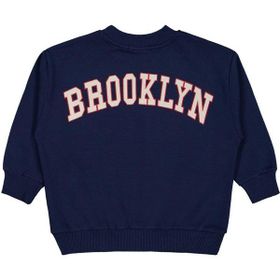 Civil Boys Brooklyn Baskılı 2-5 Yaş Lacivert Sweatshirt