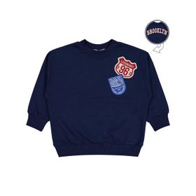 Civil Boys Brooklyn Baskılı 2-5 Yaş Lacivert Sweatshirt