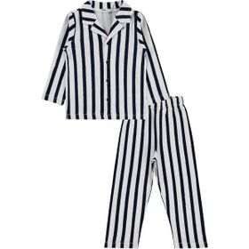 Civil Boys Çizgili 2-5 Yaş Lacivert Pijama Takımı