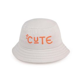 Civil Boys Cute Nakışlı 2-5 Yaş Bej Erkek Çocuk Fötr Şapka