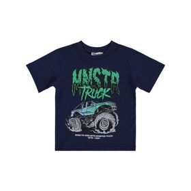 Civil Boys Mnstr Truck Baskılı 2-5 Yaş Lacivert Tişört