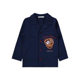 Civil Boys Önü Düğmeli 2-5 Yaş Lacivert Pijama Takımı
